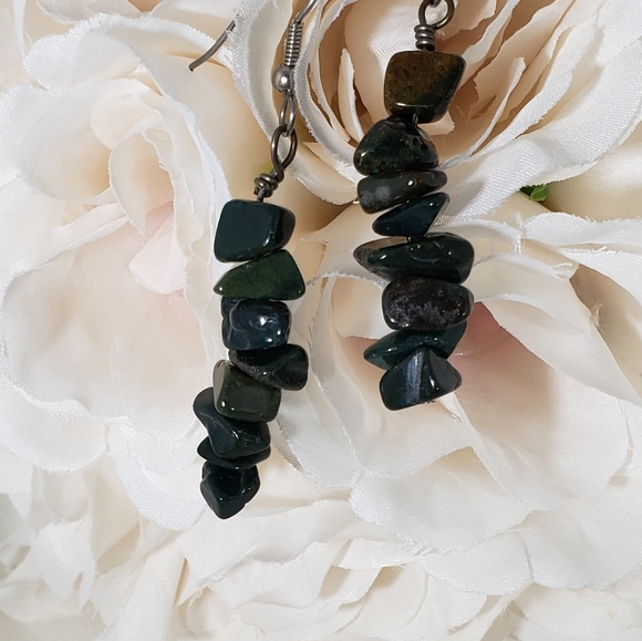 New Handmade Aventurine Prosperity & Healing Earrings - Picture 4 of 6